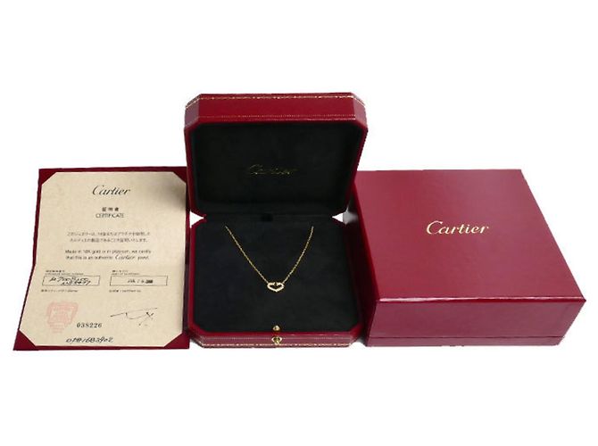 Collana Cartier C Heart in oro giallo 18K - vista 8