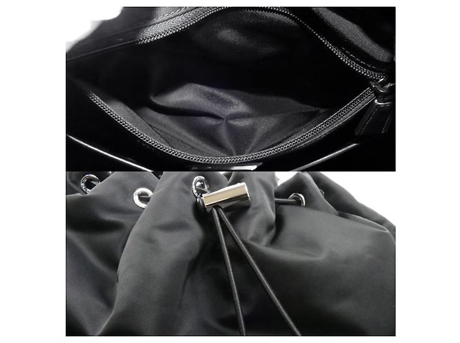 Prada Tessuto Re-Nylon Backpack Black - view 8