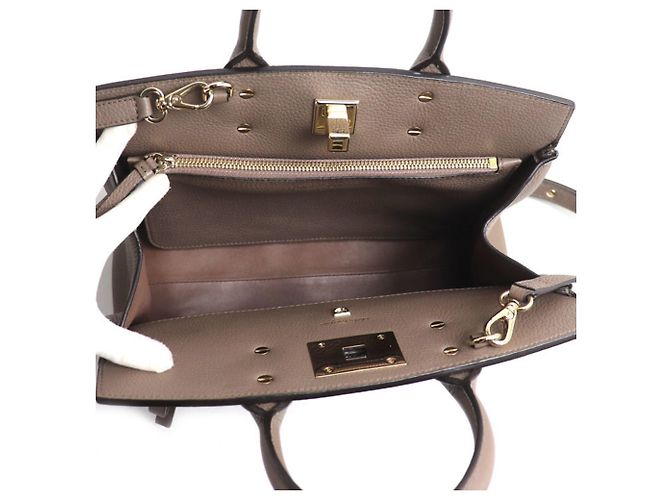 Borsa a tracolla 2-Way Studio Small Salvatore Ferragamo Grigio - vista 4
