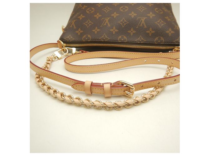 Sac à main Louis Vuitton Monogram Multipass Marron - vue 5