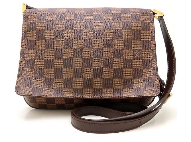 Borsa a tracolla lunga Louis Vuitton Damier Musette Tango Damier ebene - vista 2