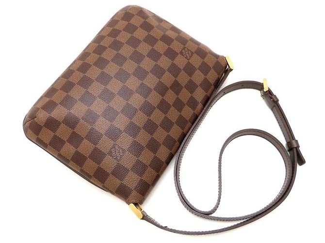 Borsa a tracolla lunga Louis Vuitton Damier Musette Tango Damier ebene - vista 5