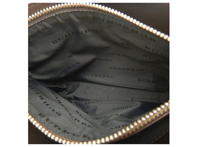 Borsa Burberry Nova Check Marrone - vista 20