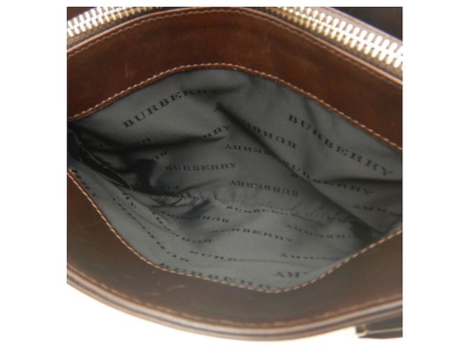 Borsa Burberry Nova Check Marrone - vista 22