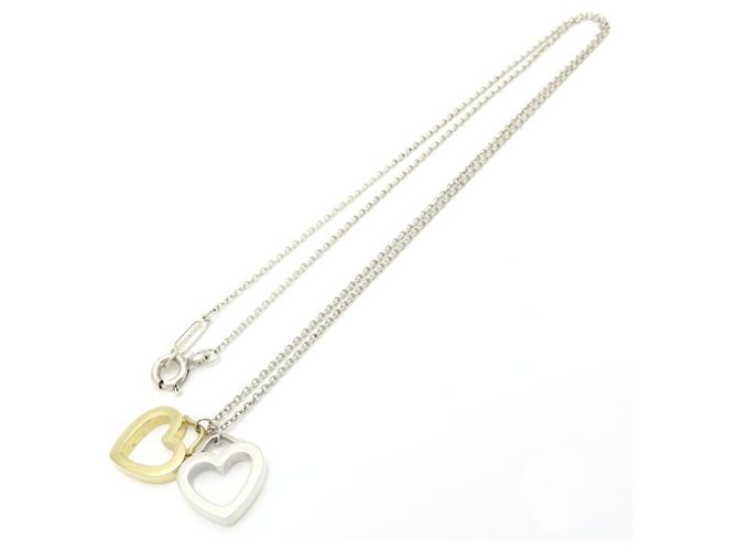 Autre Marque Tiffany & Co. Sentimental Double Heart Halskette - Ansicht 3