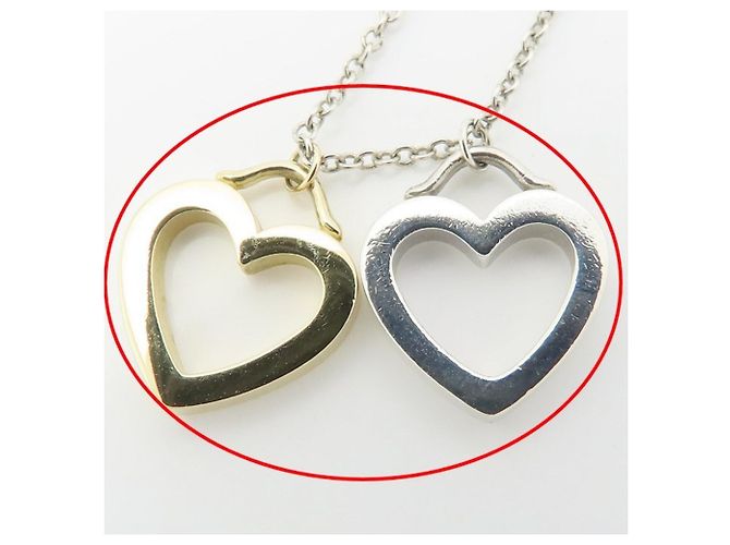 Autre Marque Tiffany & Co. Sentimental Double Heart Halskette - Ansicht 7