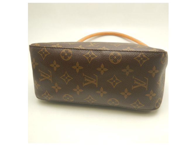 Bolsa de Ombro Louis Vuitton Monogram Looping MM Marrom - vista 6