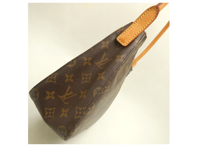 Bolsa de Ombro Louis Vuitton Monogram Looping MM Marrom - vista 8