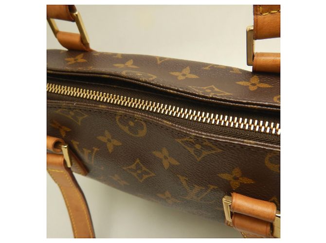 Saco Cabas Piano Monogram Louis Vuitton Marrom - vista 15