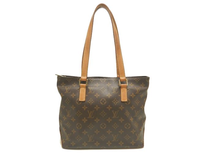 Saco Cabas Piano Monogram Louis Vuitton Marrom - vista 2
