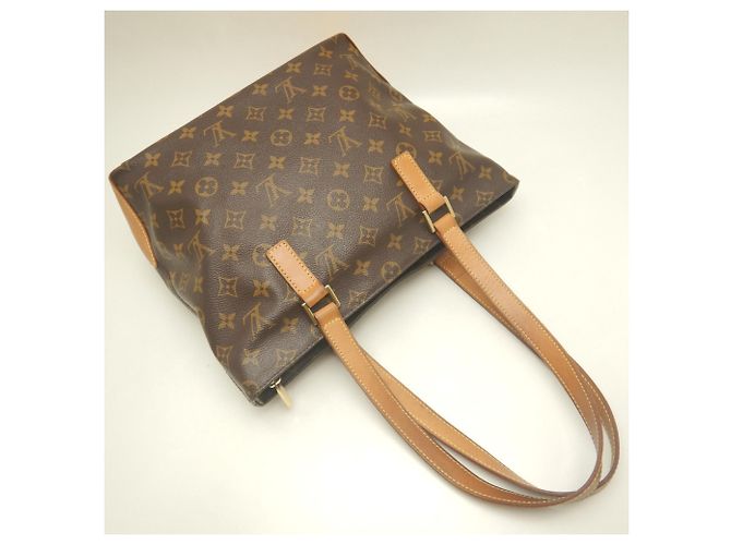 Saco Cabas Piano Monogram Louis Vuitton Marrom - vista 3
