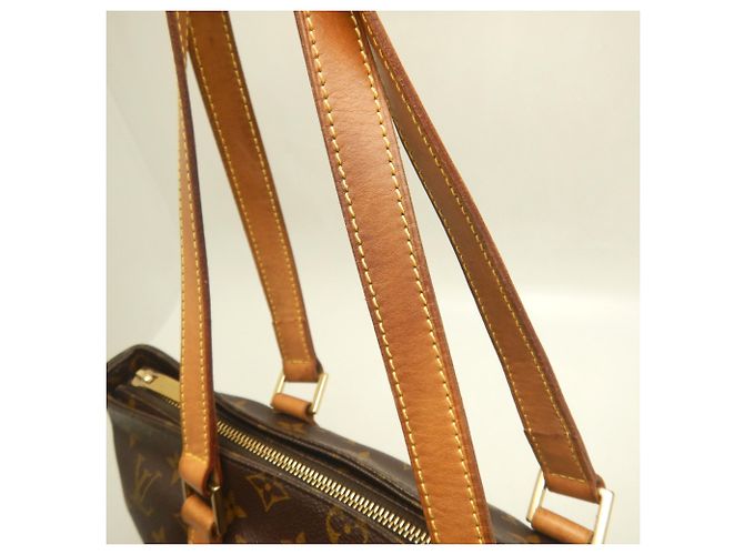 Saco Cabas Piano Monogram Louis Vuitton Marrom - vista 8