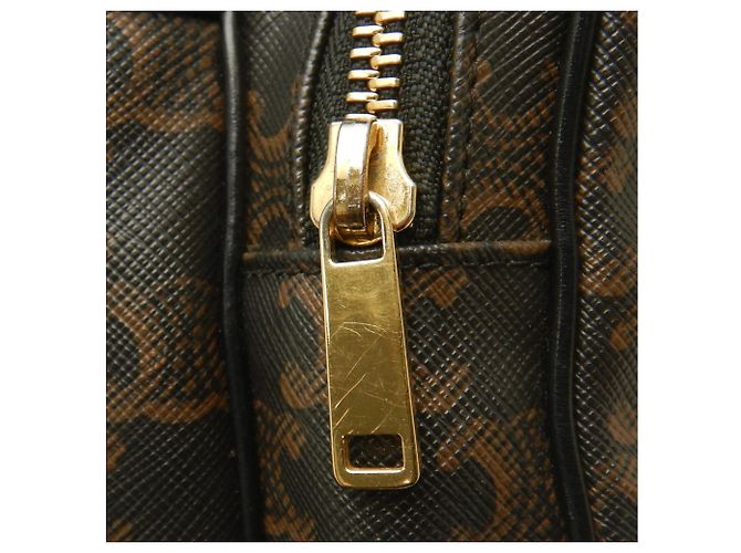 Céline Bolsa Messenger Celine Castanho Escuro - vista 14