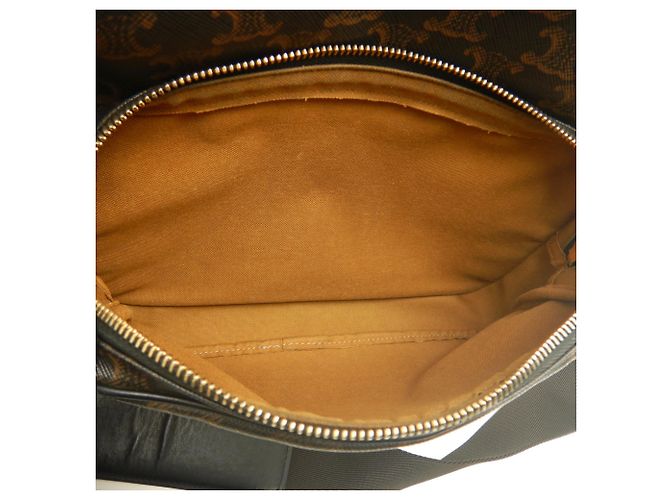 Céline Bolsa Messenger Celine Castanho Escuro - vista 17