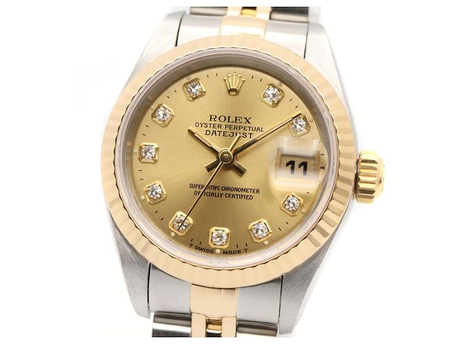 Relógio Rolex Datejust 10P Diamond - vista 3