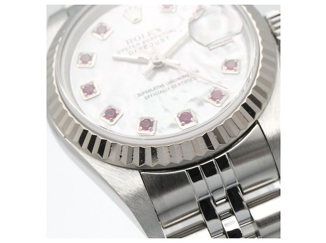 Relógio Rolex Datejust 10P Ruby - vista 12