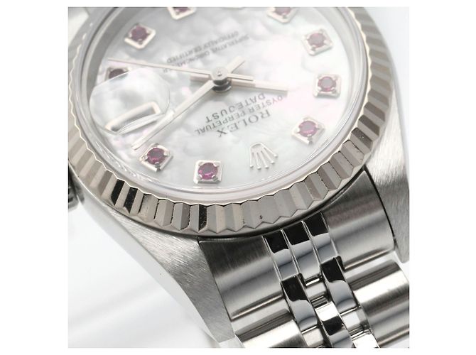 Relógio Rolex Datejust 10P Ruby - vista 13