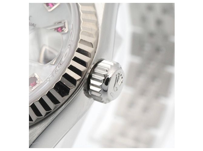 Relógio Rolex Datejust 10P Ruby - vista 6