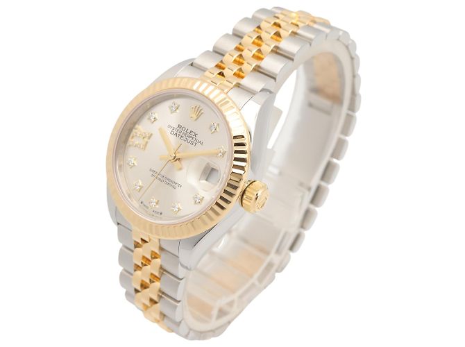 Rolex Datejust 28 Diamanten Armbanduhr - Ansicht 2