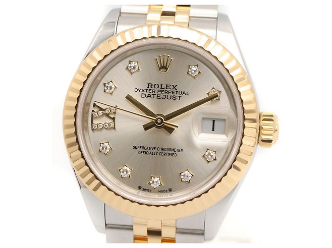 Rolex Datejust 28 Diamanten Armbanduhr - Ansicht 3