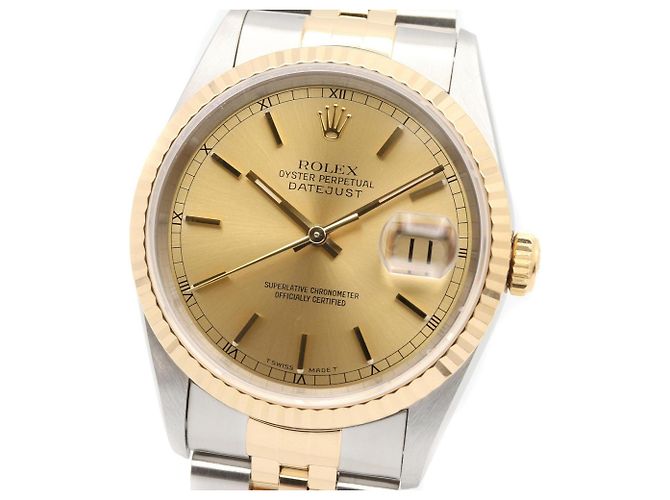 Orologio Rolex Datejust Champagne Bar - vista 3