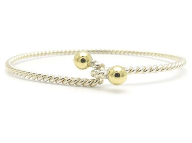 Autre Marque Tiffany & Co. Bracciale rigido Twist con chiusura a gancio - vista 2