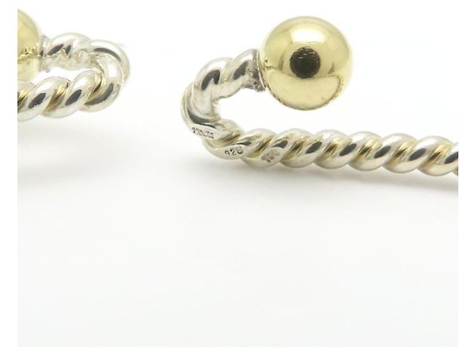 Autre Marque Tiffany & Co. Bracciale rigido Twist con chiusura a gancio - vista 3