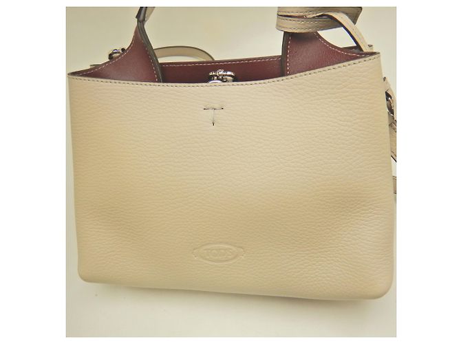 Borsa a mano Tod's T-Timeless Micro Marrone - vista 6