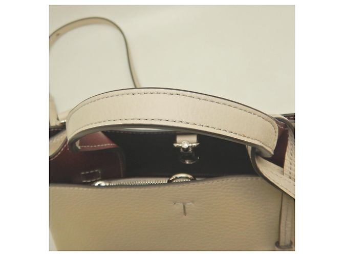 Borsa a mano Tod's T-Timeless Micro Marrone - vista 8
