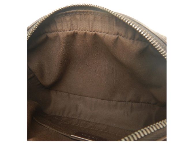 Borsa a tracolla Gucci in tela GG Supreme e pelle Marrone - vista 19