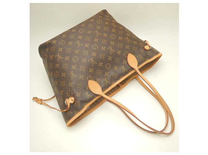 Louis Vuitton Monogram Neverfull MM Tote Bag Braun - Ansicht 3