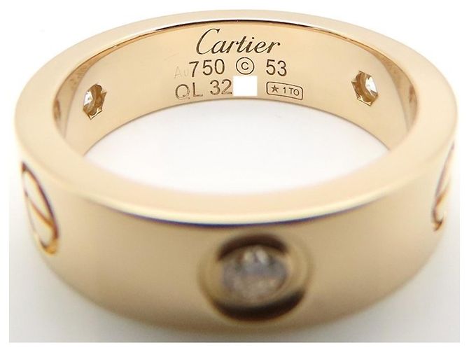 Anello Cartier Love in oro rosa 18K - vista 5