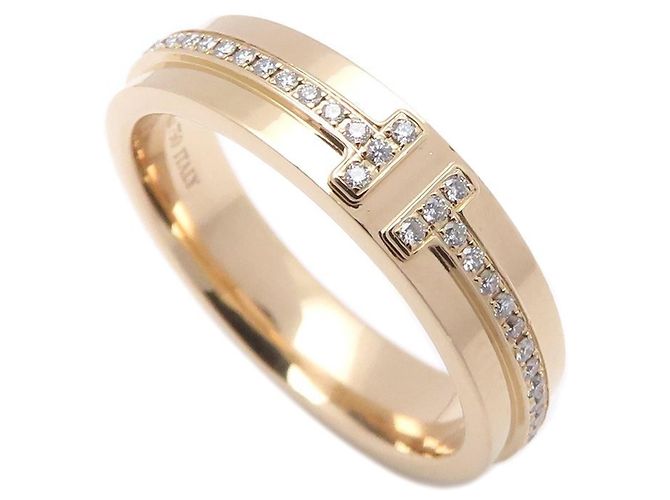 Autre Marque Anello Tiffany & Co. T Narrow in oro rosa 18K - vista 2