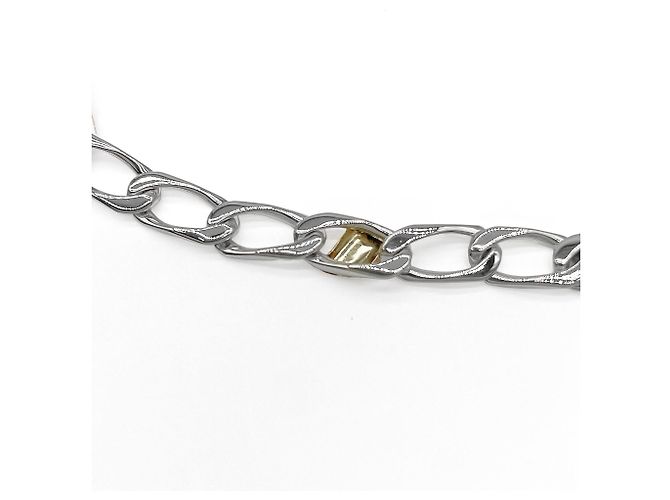 Autre Marque Bracciale con charm Tiffany & Co. in oro 18K e argento - vista 4