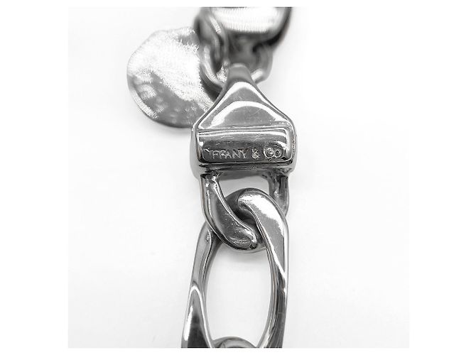 Autre Marque Bracciale con charm Tiffany & Co. in oro 18K e argento - vista 6