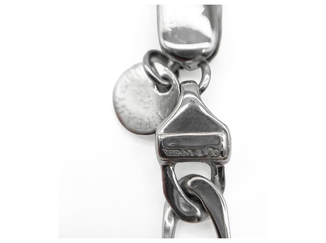 Autre Marque Bracciale con charm Tiffany & Co. in oro 18K e argento - vista 8