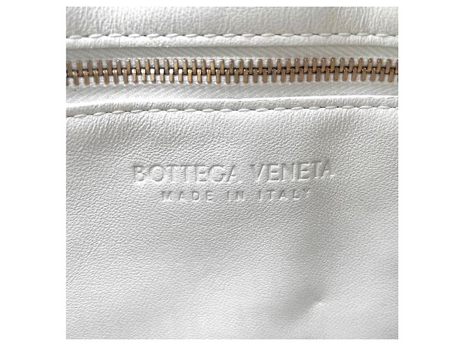 Borsa a tracolla Padded Cassette Bottega Veneta Bianco D'oro - vista 10