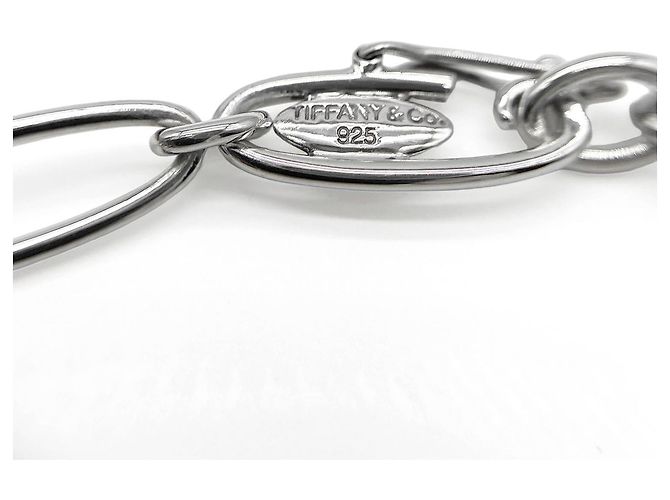 Autre Marque Bracciale a catena Tiffany & Co. Elsa Peretti con 5 ciondoli Argento - vista 5
