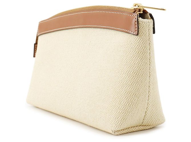 Céline Bolso de mano Celine Triomphe Canvas Beige - vista 2