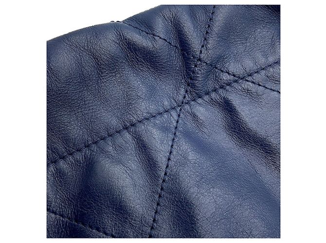 Chanel 22 Matelassé Small Handtasche Marineblau - Ansicht 8