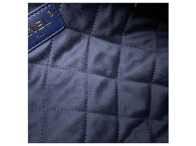 Chanel 22 Matelassé Small Handtasche Marineblau - Ansicht 9