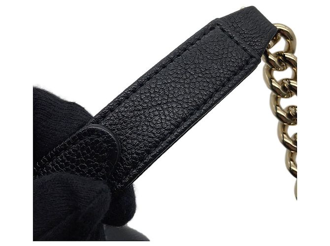 Borsa Chanel Boy Chevron in pelle caviar Nero - vista 11