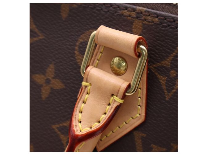 Borsa Louis Vuitton Monogram Alma PM Marrone Beige - vista 12