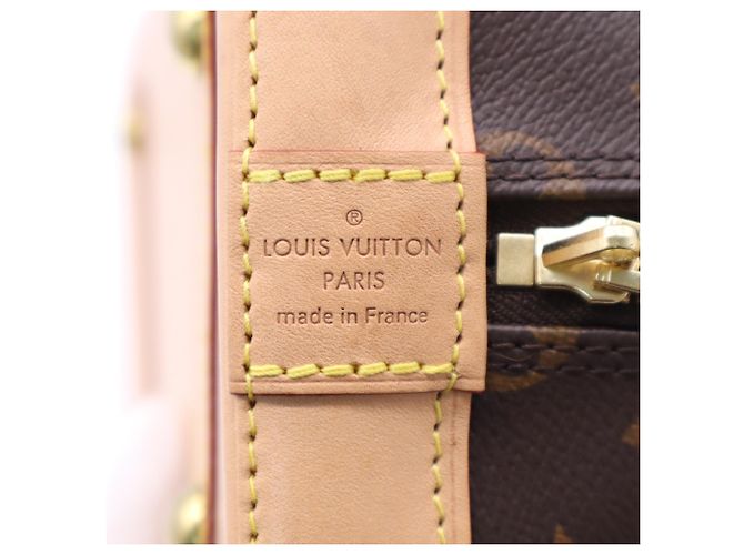 Borsa Louis Vuitton Monogram Alma PM Marrone Beige - vista 18