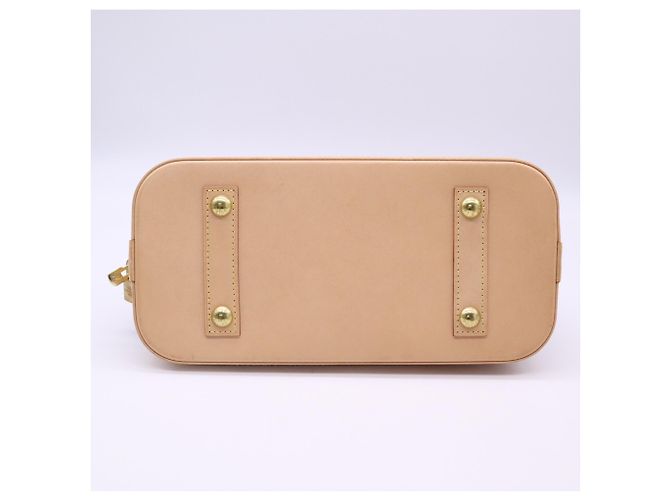 Borsa Louis Vuitton Monogram Alma PM Marrone Beige - vista 7