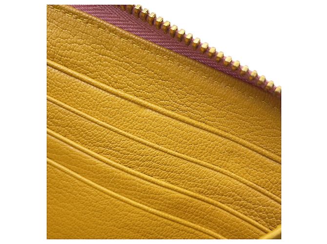 Cartera larga Miu Miu de piel rosa - vista 8