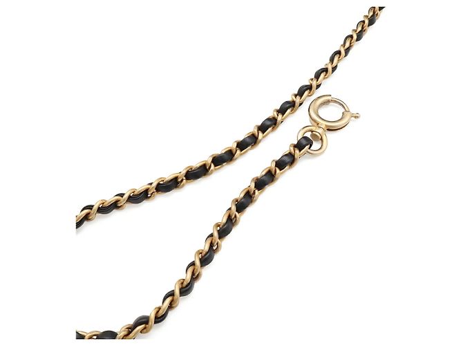 Bolsa de Ombro Chanel Coco Pleats Mark Chain Preto - vista 6