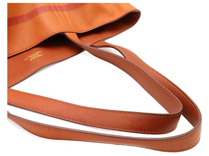 Hermès Borsa Tote HERMES Double Sens 36 Marrone Multicolore - vista 5