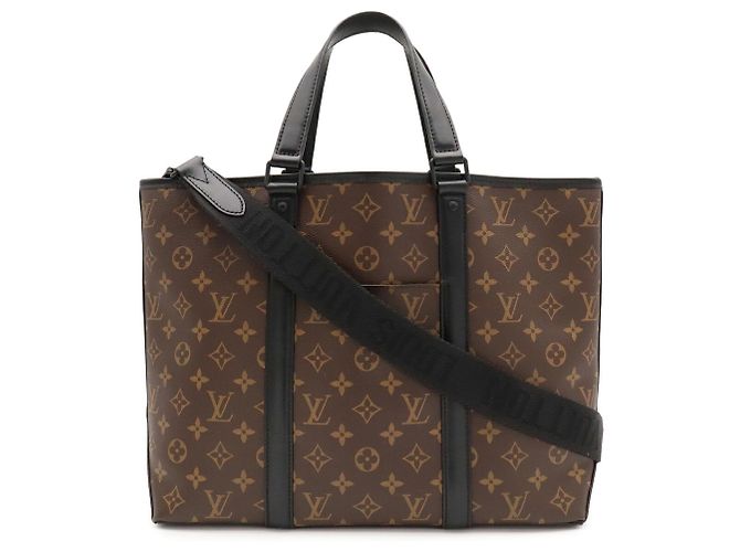 Louis Vuitton Monogram Macassar Weekend Tote PM Tasche Braun Monogramm - Ansicht 2