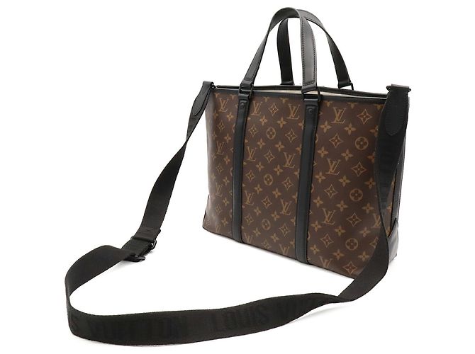 Louis Vuitton Monogram Macassar Weekend Tote PM Tasche Braun Monogramm - Ansicht 3